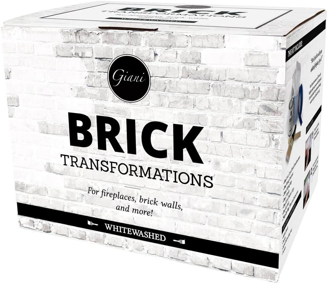 Giani Brick Transformation Whitewash Paint Kit