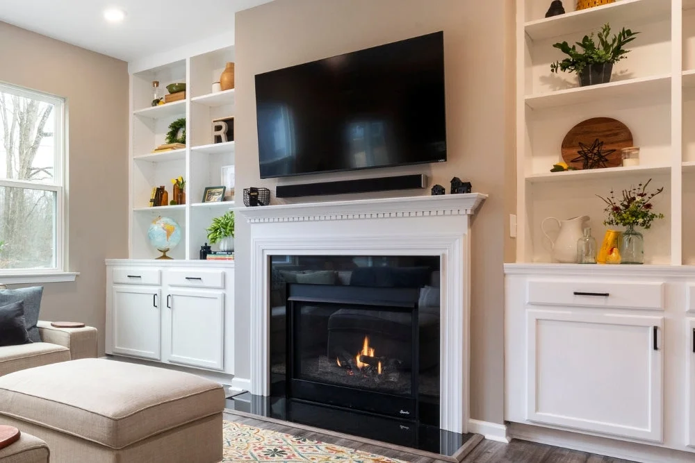 How to Build a False Wall for Tv And Fireplace