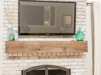 How to Hide Tv Wires Over Brick Fireplace